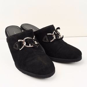 A. Marinelli Black Suede Size 8.5